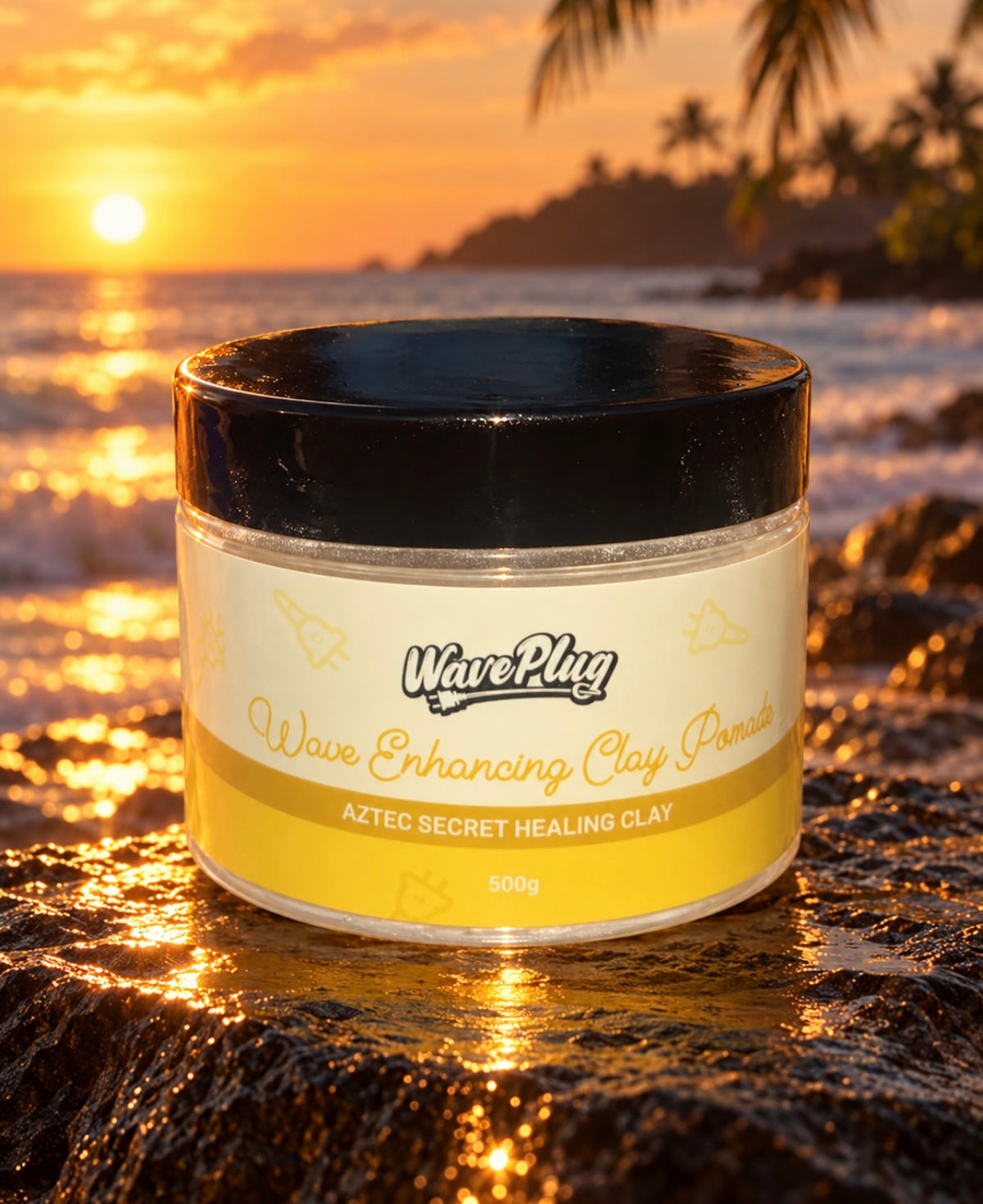 Polvo de arcilla potenciador de ondas