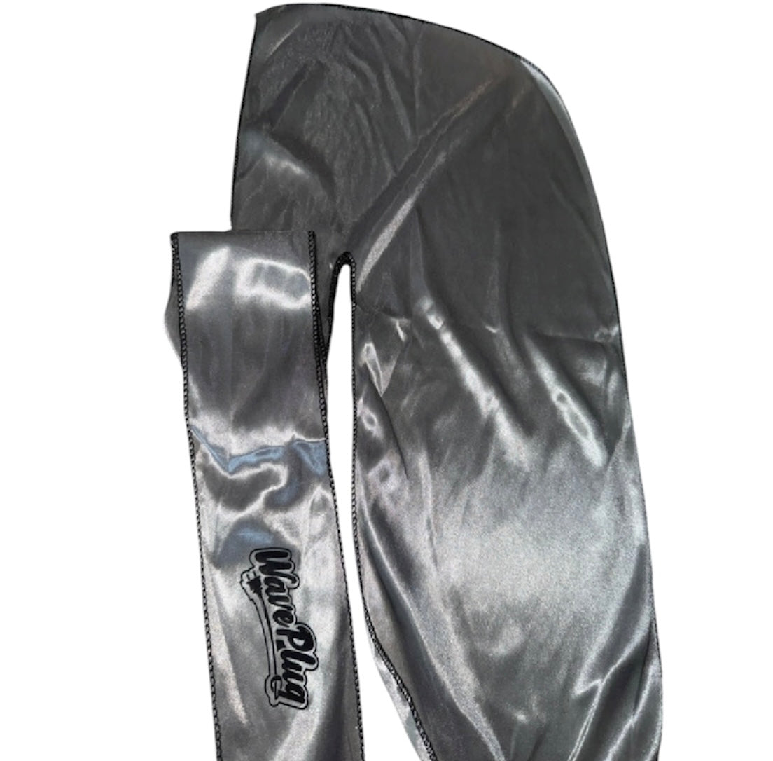 Wolf Grey Silver Durag