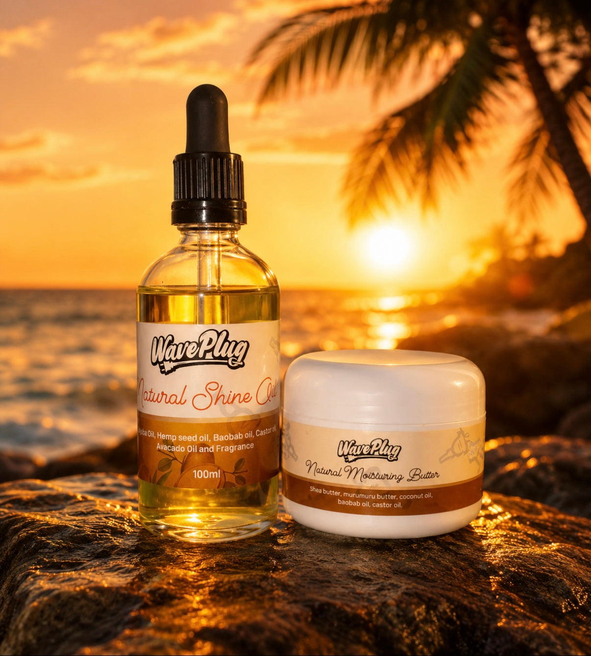 Shine Oil + Moisturising butter Savers Bundle