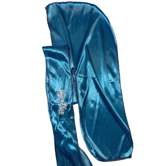 Ocean Blue Silk Durag