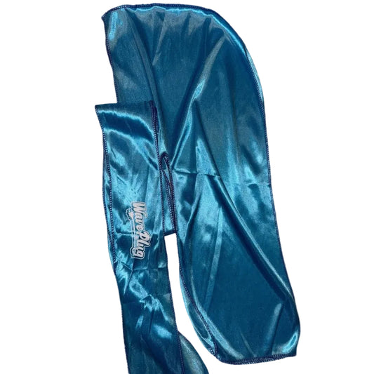 Ocean Blue Silk Durag